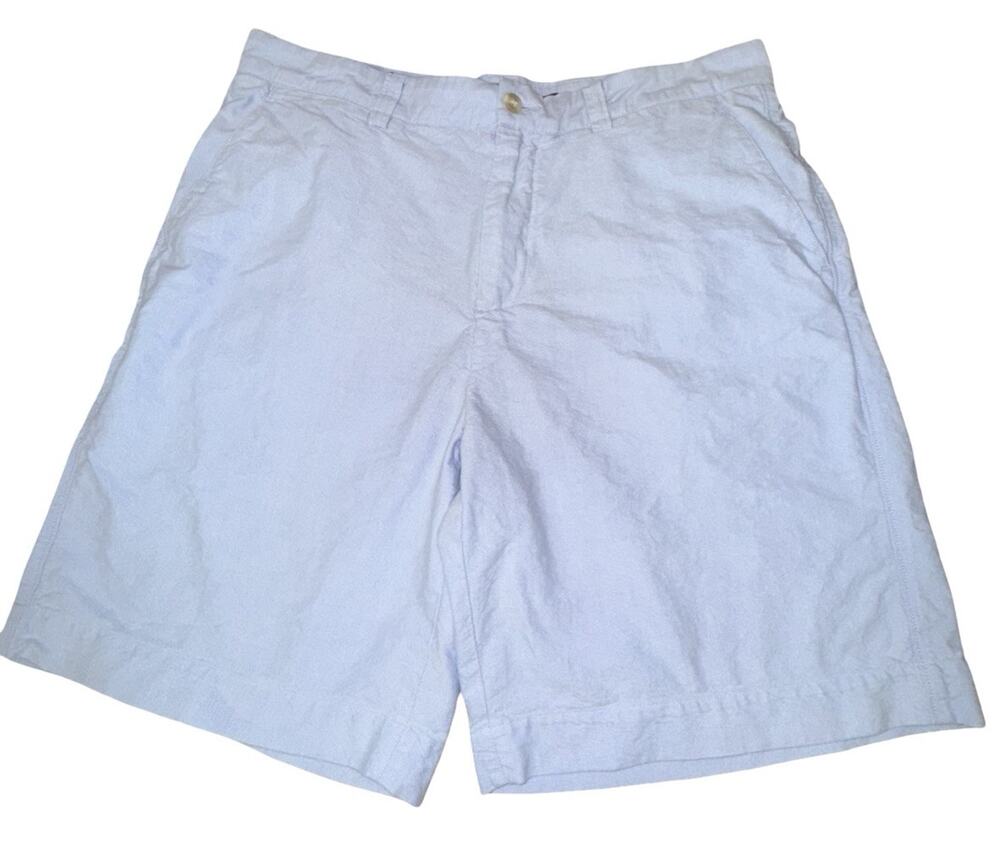 Austin Reed London Blue Shorts Flat Front, Sz 36